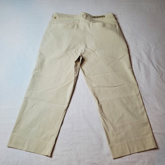 Lululemon Lab Men's Size 36X25 Terra Cosmos Wide Leg Trousers Beige M5ASHS - Picture 5 of 8